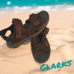CLARKS COLLECTION CUSHION SOLE COMFORT SLINGBACK SANDALS